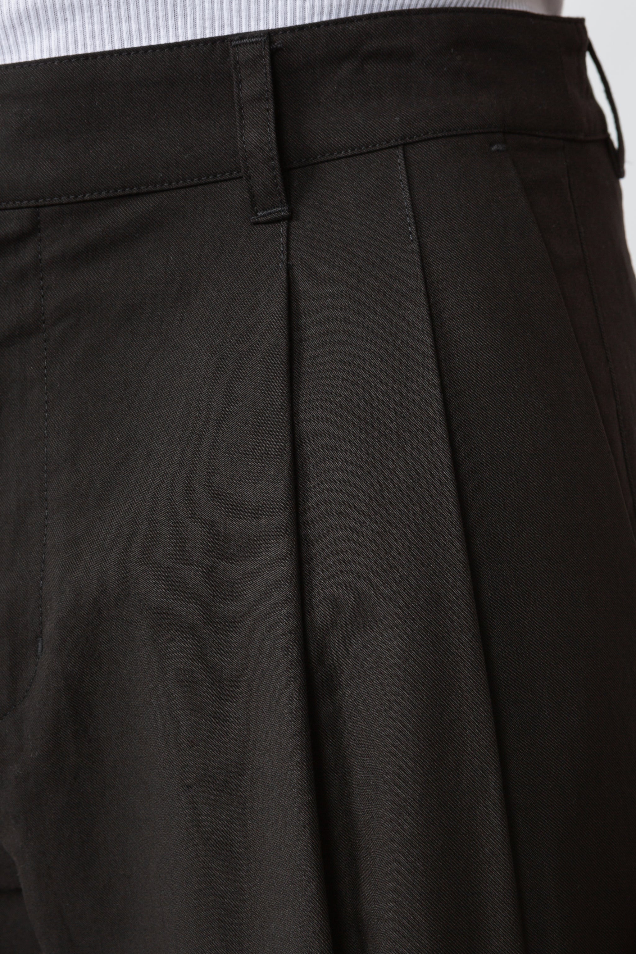 Double Pleated Trouser - Black – SHADES OF GREY BY MICAH COHEN